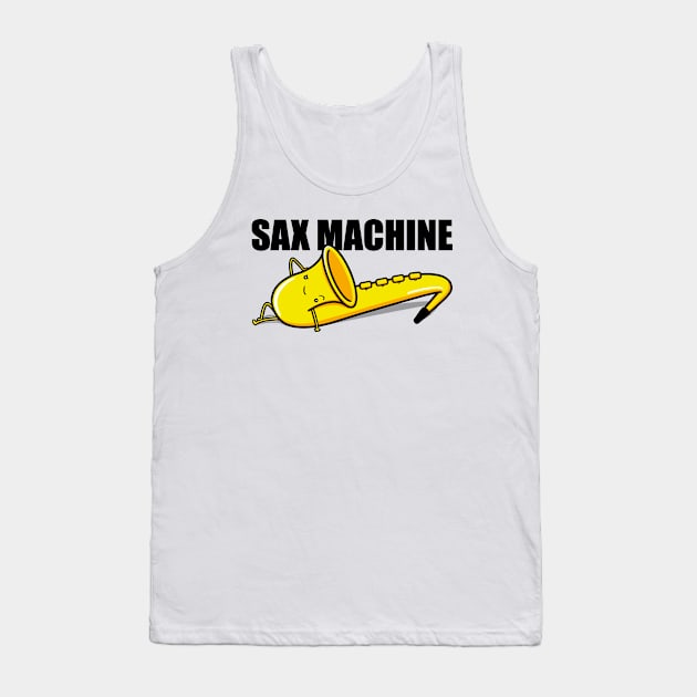 Sax Machine! Tank Top by Raffiti